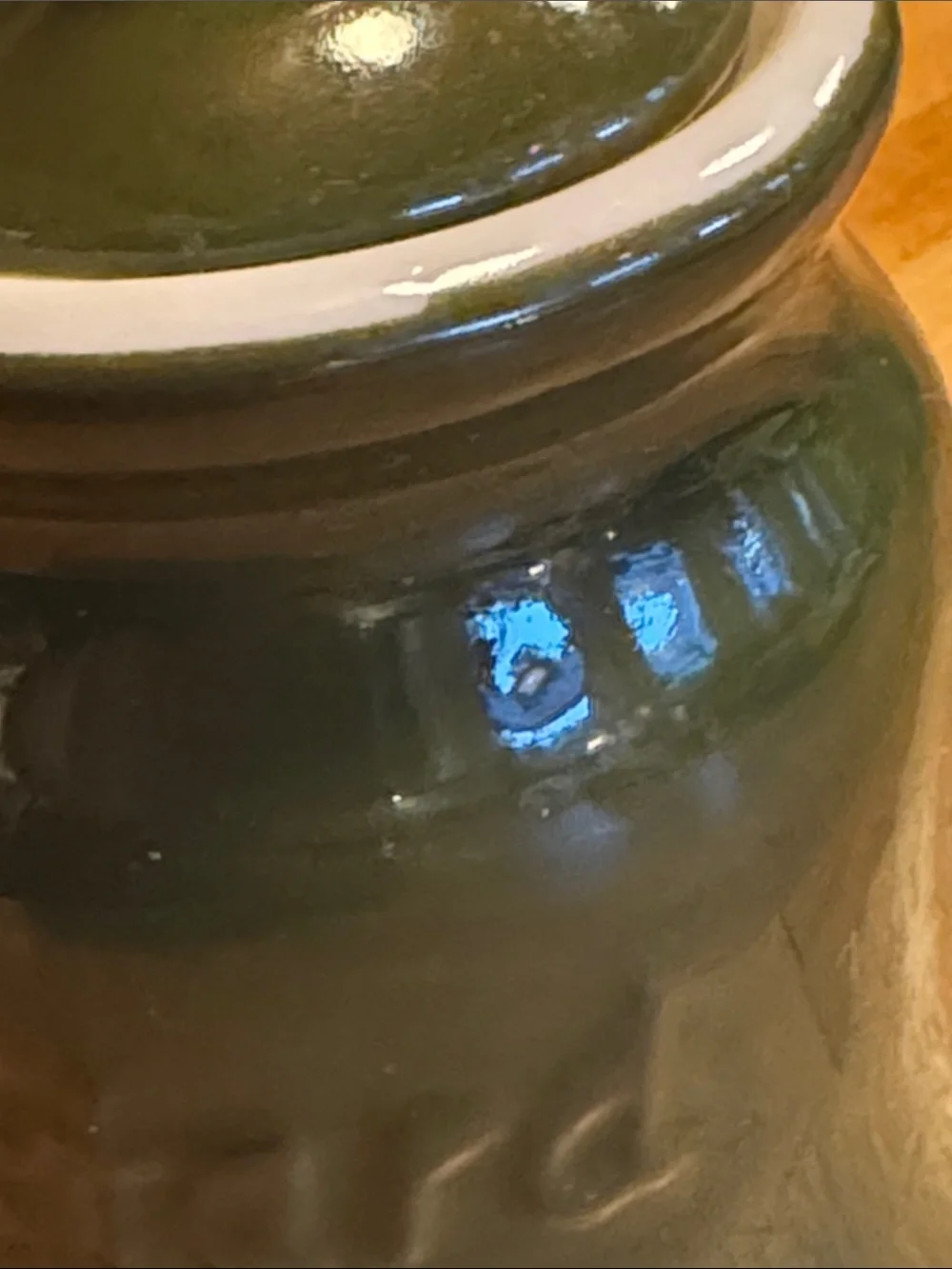 Vintage Green Hall China Ceramic Condiment Jars Set
